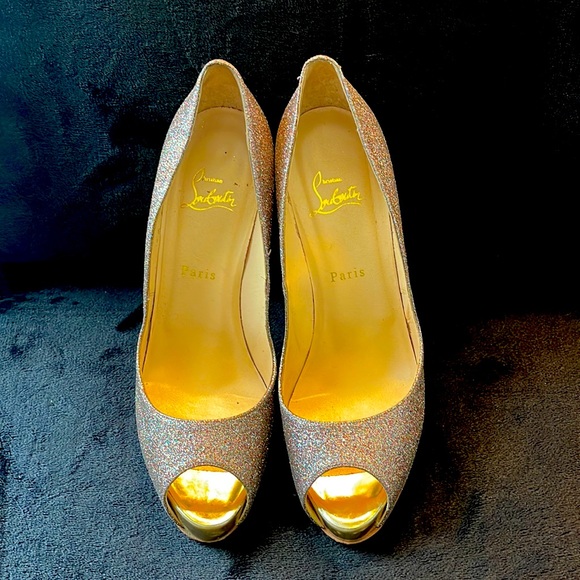 Glitter Christian Louboutin Heels - Picture 1 of 4